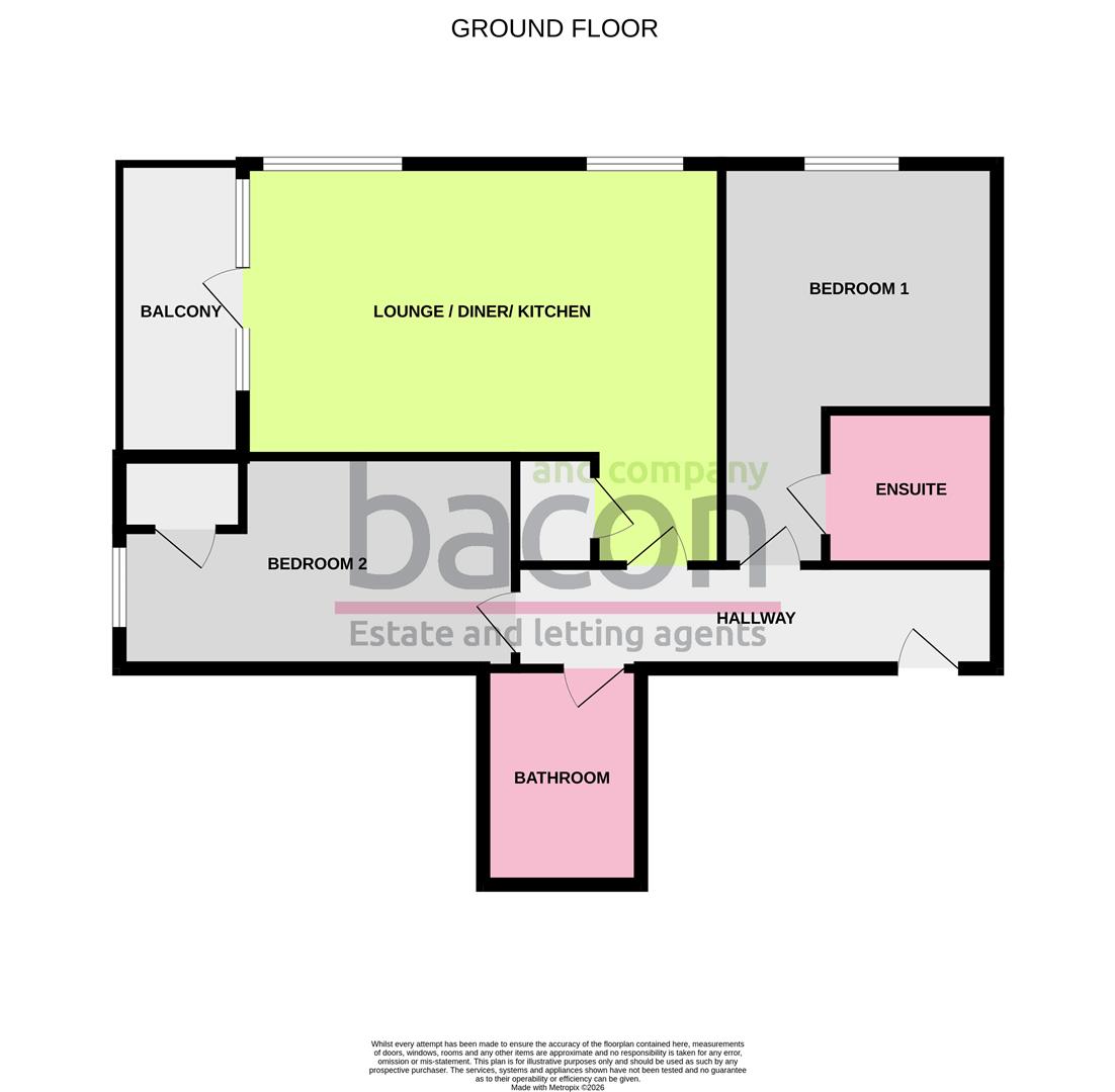 Floor Plan | Flat - Purpose Built | The Causeway, Goring-By-Sea, Worthing | For Sale